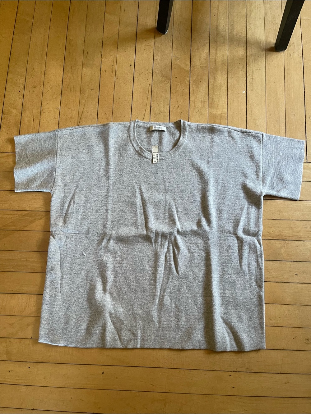 Madewell Gray Short-Sleeve Crewneck sweater Tee